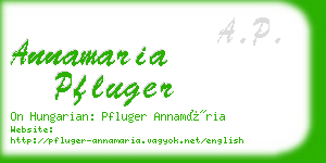 annamaria pfluger business card